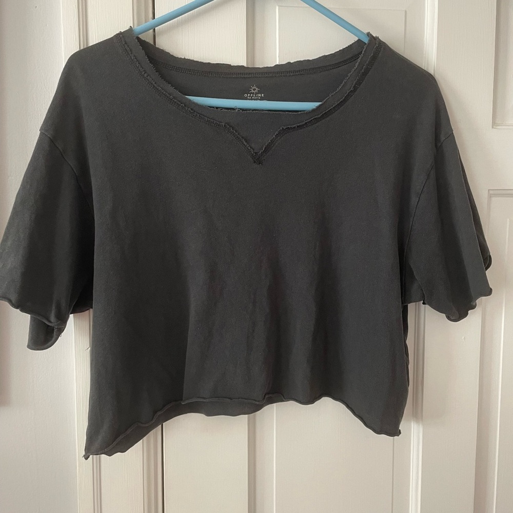 Offline by Aerie Cropped Tee